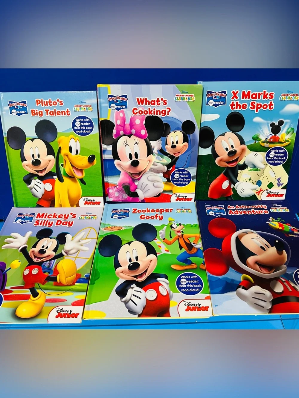 Disney Mickey Mouse Clubhouse Story Reader Hardcover Books Set of 6